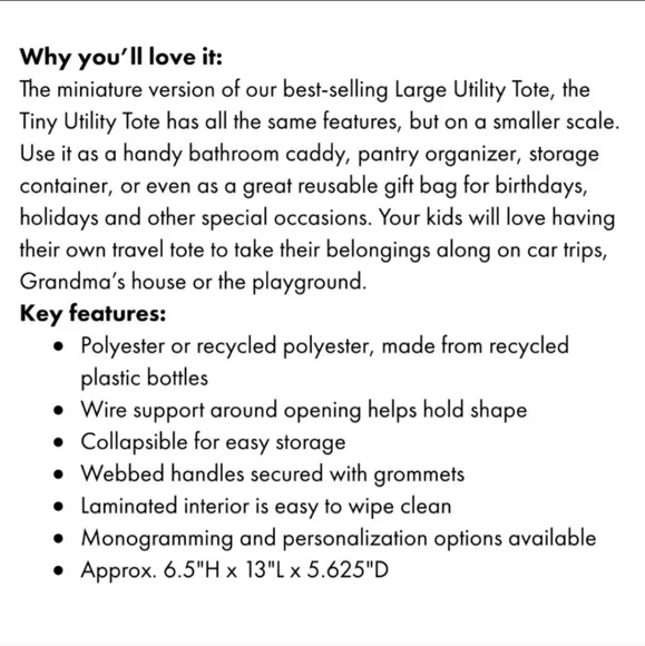 Narwhal Friends tiny tote - Picture 5 of 5